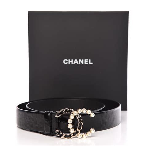 chanel pearl c belt|chanel belt original.